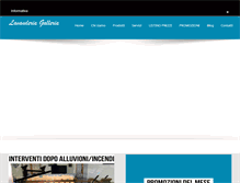 Tablet Screenshot of lavanderiagalleria.com